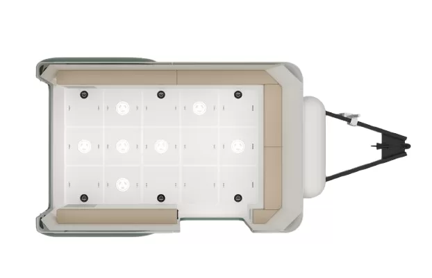van rear door storage box