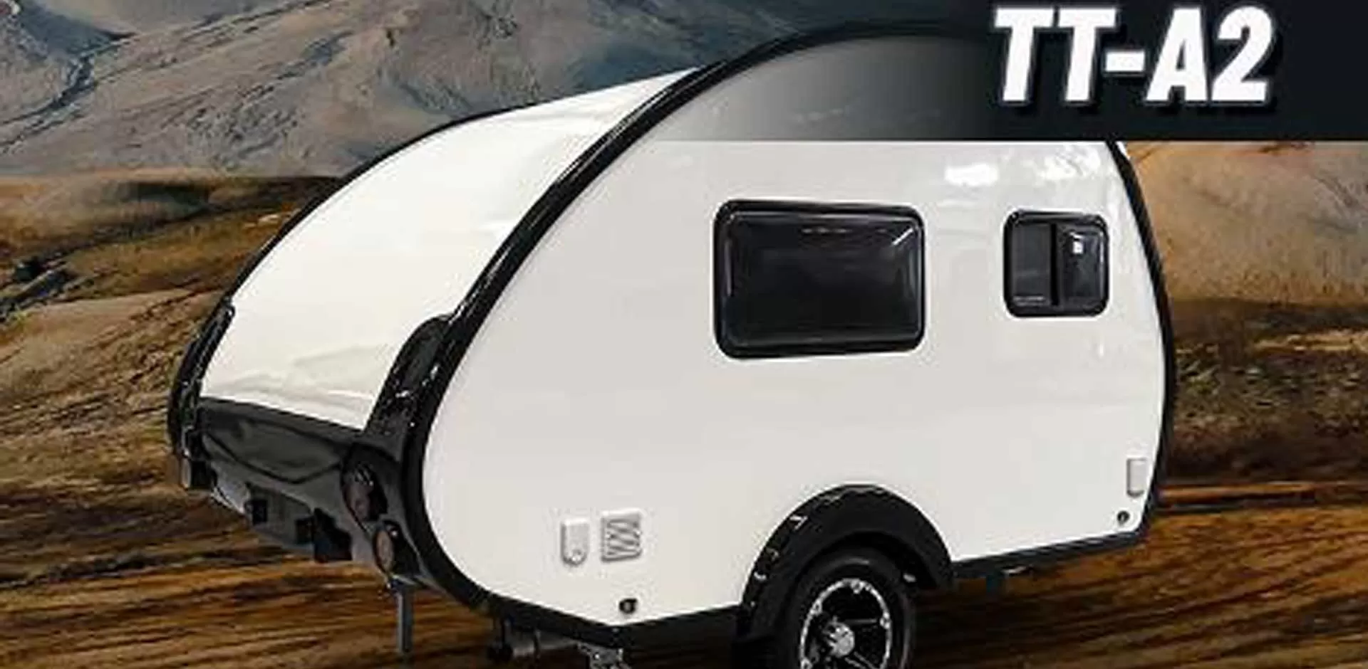 TT-A2 Teardrop Trailer | Galvanized Chassis, Torsion Axle Suspension