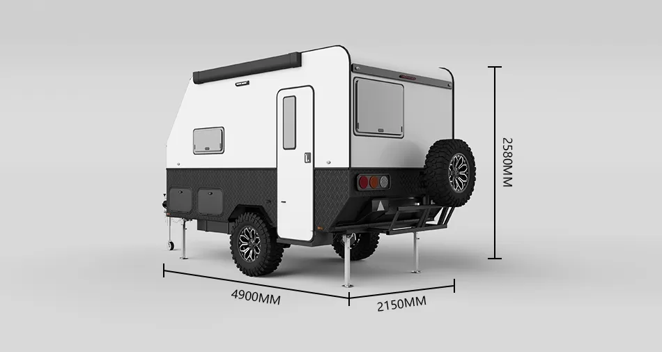 Size of HC-C111 Hybrid Caravan