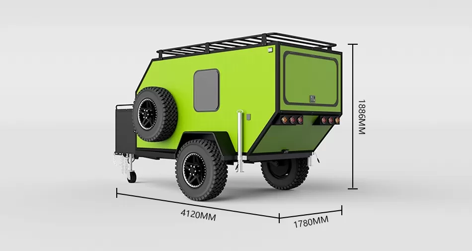 Size of OT-A1 Off-road Caravan