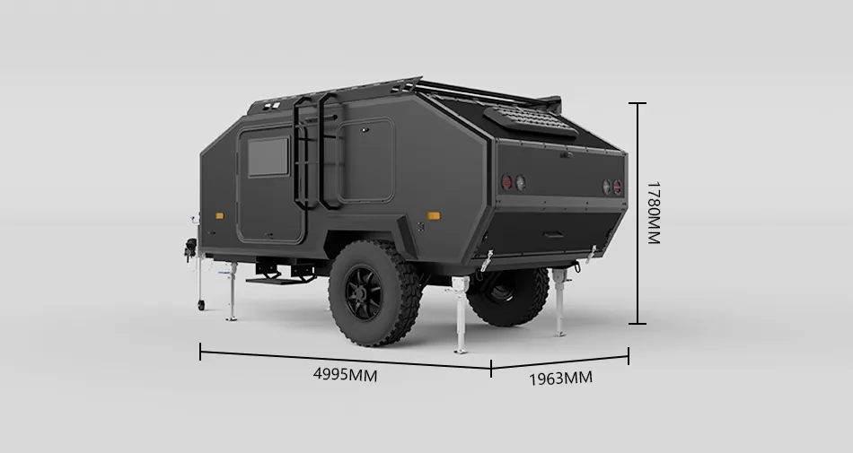 Size of OT-A3 Off-road Caravan